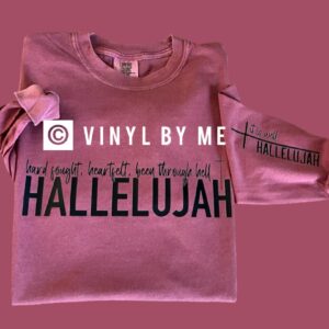 Hallelujah comfort color longsleeve!!